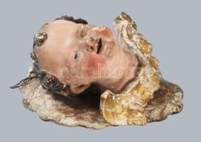 Puttó. cca XVIII-XIX. sz., osztrák vagy magyar szobrász, faragott fa, korának megfelelő sérülésekkel...