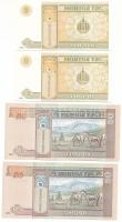 Mongólia 2008. 1T (2x) sorszámkövetők "AE4201787-AE4201788" + 2016. 50T (2x) sorszámkövető...