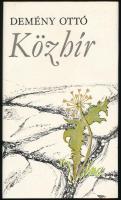 Demény Ottó: Közhír. DEDIKÁLT! Bp., 1973, Magvető. 173p. Kiadói egészvászon kötés, papír védőborítóval, jó állapotban.
