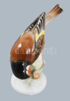 Unterweissbach madár figura, jelzett, hibátlan, m: 12 cm