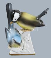 Gerold madár figura, jelzett, hibátlan, m: 12 cm