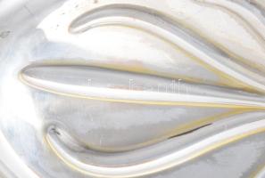 W.A. Rogers ezüstözött tálca, jelzett, kopással, 41x31 cm