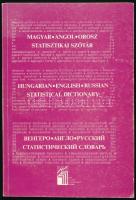 Fóti Istvánné - Csahók István (szerk.): Magyar-angol-orosz statisztikai szótár. Bp., 1990, KSH Könyvtár és Dokumentációs Szolgálat, 224 p. Kiadói papírkötés, kissé kopott borítóval.