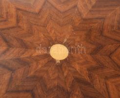 cca 1940, 2 darab art deco intarziás fatálca, kopással,cca 38x28 cm