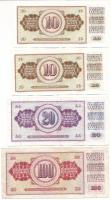 Jugoszlávia 1974. 20D + 1981. 10D (2x) + 100D T:F
Yugoslavia 1974. 20 Dinara + 1981. 10 Dinara (2x)...