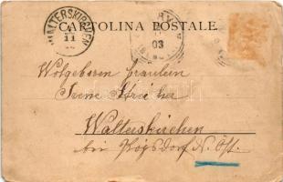 Nervi, Viale delle palme. Römmler &amp; Jonas / street with palmtrees (EM)