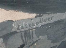 Laszgallner Oszkár (1879-1944): Egyiptomi katonák. Vegyes technika, papír, jelezve jobbra lent. Kart...