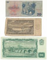 Csehszlovákia 1960. 10K + 1961. 100K + 1970. 20K T:F-VG
Czechoslovakia 1960. 10 Korun + 1961. 100 K...