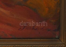 Prihoda István (1891-1965): Zenélő társaság. Olaj, vászon. Jelzett. Hátoldalán Róna Miklós Képszalon...