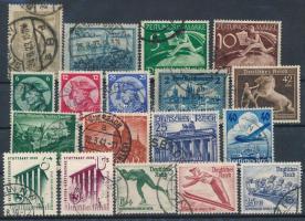 Deutsches Reich 1923-1941 Összeállítás Mi 261-262, 440, 479-481, 603, 692-693, 600-602, 699, 738-739, 748-49, 803 (Mi EUR 146.-)