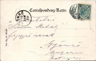 1903 Wien, Vienna, Bécs; Franzensring, Parlament, Rathaus. Ludwig Frank &amp; Co. / parliament b...