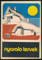 Sárvári István (összeáll.): Nyaraló tervek. Országos katalógus. Bp.,1980, Építésügyi Tájékoztatási Központ. 72p. Kiadói papírkötés, jó állapotban.