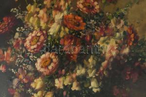 Murin Vilmos (1891-1952): Csendélet. Olaj, vászon, jelzett. Hátoldalán Dorko kassai galéria és képke...