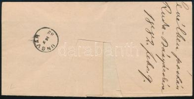 1882 Ex offo "S.A. ÚJHELY ZEMP.M." - Ungvár