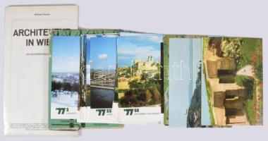 Egy nagy doboznyi modern térkép tétel magyar és külföldi várostérképek