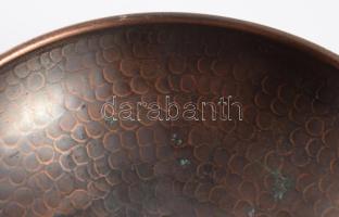 Lignifer iparművész kínáló, jelzett, d: 20 cm, m: 9 cm