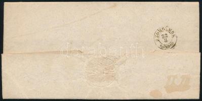 1856 Ex offo levél "GÖLLNITZ" - "SZOMOLNOK"