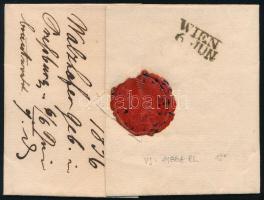 1836 Levél 4kr portóval "PRESBURG" - Wien