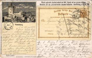 1903 Rudelsburg, Postkarte / castle (EM)