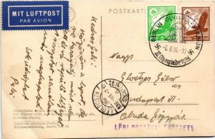 1936 Berlin, Olympische Spiele, Der Führer trifft zur Eröffnung im Stadion ein / Olympic Games, Adol...