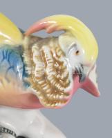 Ens aranyfácán, jelzett, szakszerűen restaurált, m: 21 cm