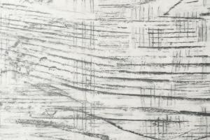 Gyarmathy Tihamér (1915-2005): Hullámok (cím nélkül), 1961. Ceruza, papír, jelezve jobbra lent, Háto...