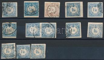13 db Hírlapilleték bélyeg