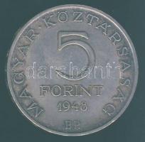 1948. 5Ft Ag "Petőfi" T:2