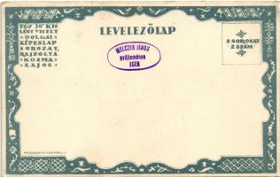 Balaton. Egy jó kislány viselt dolgai I. sorozat 2. szám. Radó / Hungarian art postcard s: Kozma Laj...