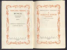 Herczeg Ferenc munkái: Gyűjteményes díszkiadás. Bp. 1925. 3 kötet aranyozott egészbőr kötésben, kiváló állapotban