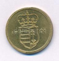 DN Az 1706-os XX Poltura érme kisméretű, sárgaréz utánverete, kapszulában (~20,5mm) T:AU