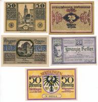 Német Birodalom 1918-1920. 10pf + 20pf + 25pf + 50pf (2xklf) T:AU-XF German Empire 1918-1920. 10 Pfennig + 20 Pfennig + 25 Pfennig + 50 Pfennig (2xdiff) C:AU-XF