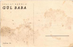 Szalay Karola: Gül baba, színpadi jelenet. Magyar Írók Filmje, Hanninger felvétele. Stádium Rt. / sc...