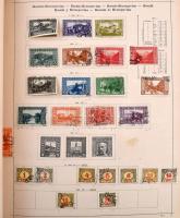 2 db Világalbum sok klasszikussal, sok 100 db bélyeggel, közte gyarmatok