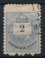 1881 2kr extra magasra fogazva