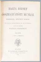 Bajza József összegyűjtött munkái I-VI. köt. Életrajzi bevezetéssel és jegyzetekkel sajtó alá rendez...