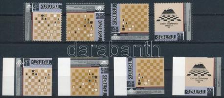 1996 Sakk Mi 293-296 fogazott és vágott sor
