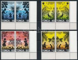 1993 Családtervezés, sakk, macskák stb. Mi 1260-1267 párokban