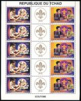 1996 Cserkész, sakk, kutya 5 sort tartalmazó ív Mi 1361-1362