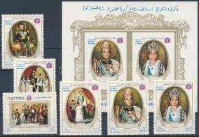 1968 Perzsa sah koronázása Mi 567-572 blokk 125