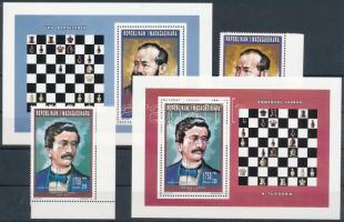 1996 Sakk Mi 1809-1810 + blokk 269 E-F