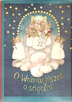 O Weihnachtszeit - o sel'ge Zeit. [Ó, Karácsonyéj, ó, boldog éj! Paulina Ebner osztrák grafikus...