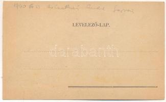 1904. Budapest "Ez a szám 75054 győzni fog" sorsjegy képeslapon, az orosz-japán háború (19...