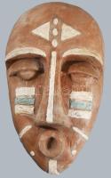 Afrikai kerámia maszk, 20x11,5 cm