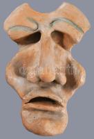 Iparművész kerámia maszk, 22x15 cm