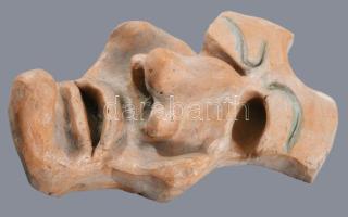 Iparművész kerámia maszk, 22x15 cm