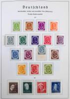 NSZK gyűjtemény az 1949-1975 közötti időszakból falcmentes Leuchtturm albumban. Szép minőség, teljes...