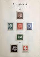 NSZK gyűjtemény az 1949-1975 közötti időszakból falcmentes Leuchtturm albumban. Szép minőség, teljes...