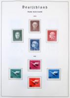 NSZK gyűjtemény az 1949-1975 közötti időszakból falcmentes Leuchtturm albumban. Szép minőség, teljes...