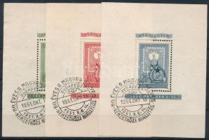 1951 80 éves a magyar bélyeg blokksor